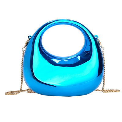 Acrylic Metallic Luster cross body bag