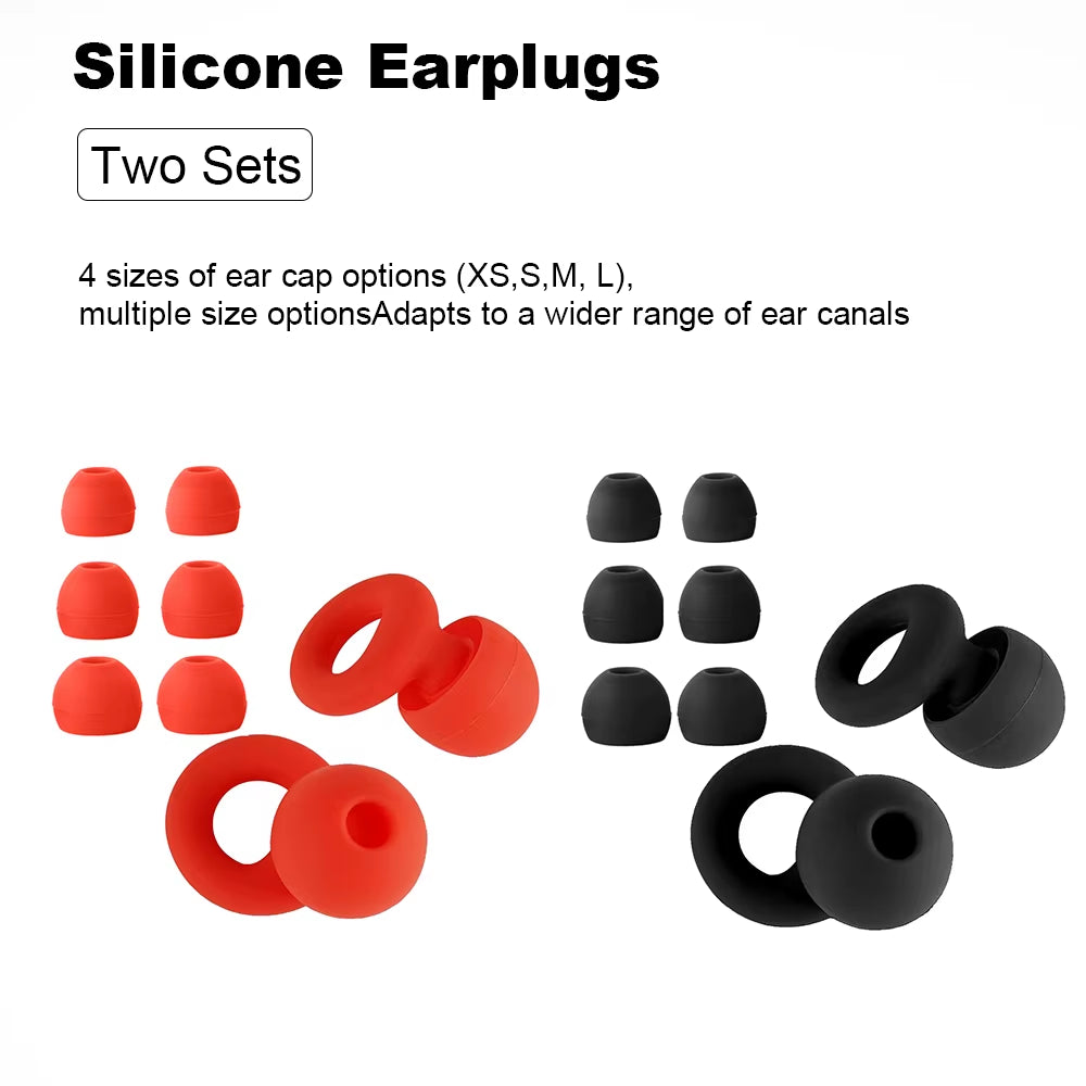 Premium Silicone Earplugs — Waterproof Noise Cancelling Ear Plugs for Sleeping, Swimming, Snoring & Travel
