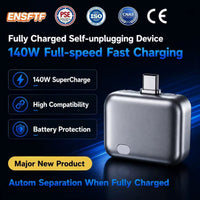 140W Automatic Separator Fully Charged with AI Recognition for Automatic Power-Off and Unplugging for Iphone Safety Charging