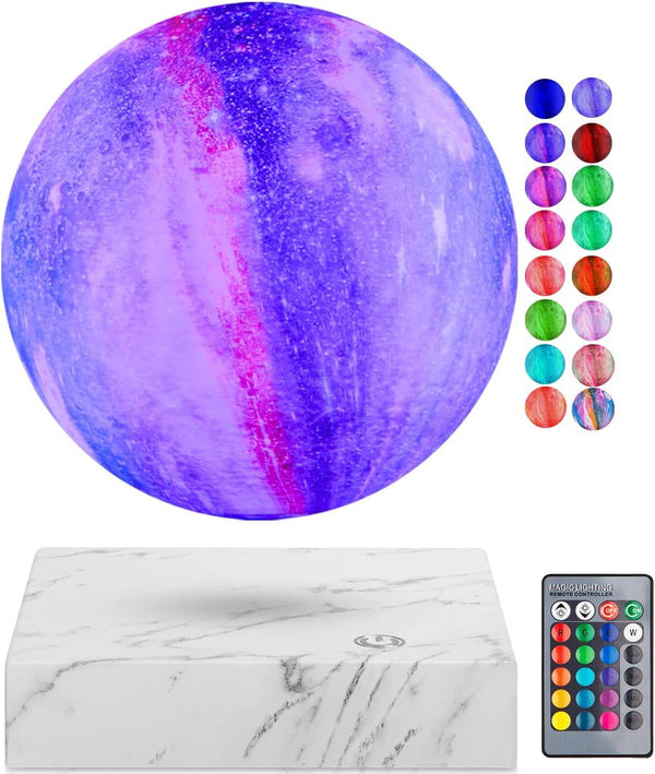 Levitating Moon Lamp – Floating 3-Color Night Light