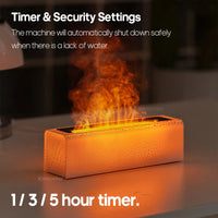 KINSCOTER Flame Aroma Diffuser with RGB Light