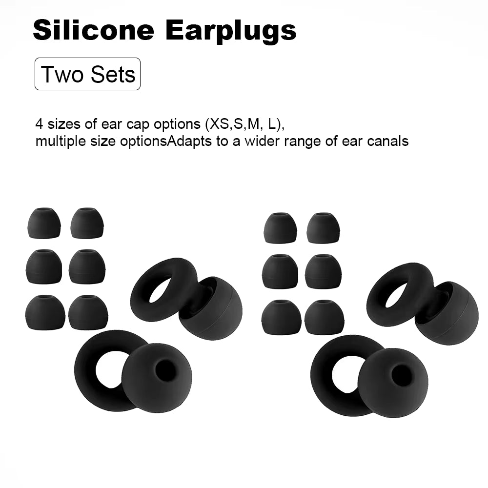 Premium Silicone Earplugs — Waterproof Noise Cancelling Ear Plugs for Sleeping, Swimming, Snoring & Travel