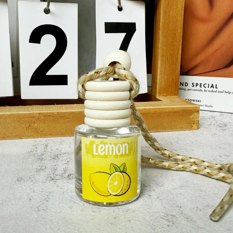 Luxury Hanging Car Air Freshener Diffuser – Long-Lasting Natural Fragrance Oil (8ml)