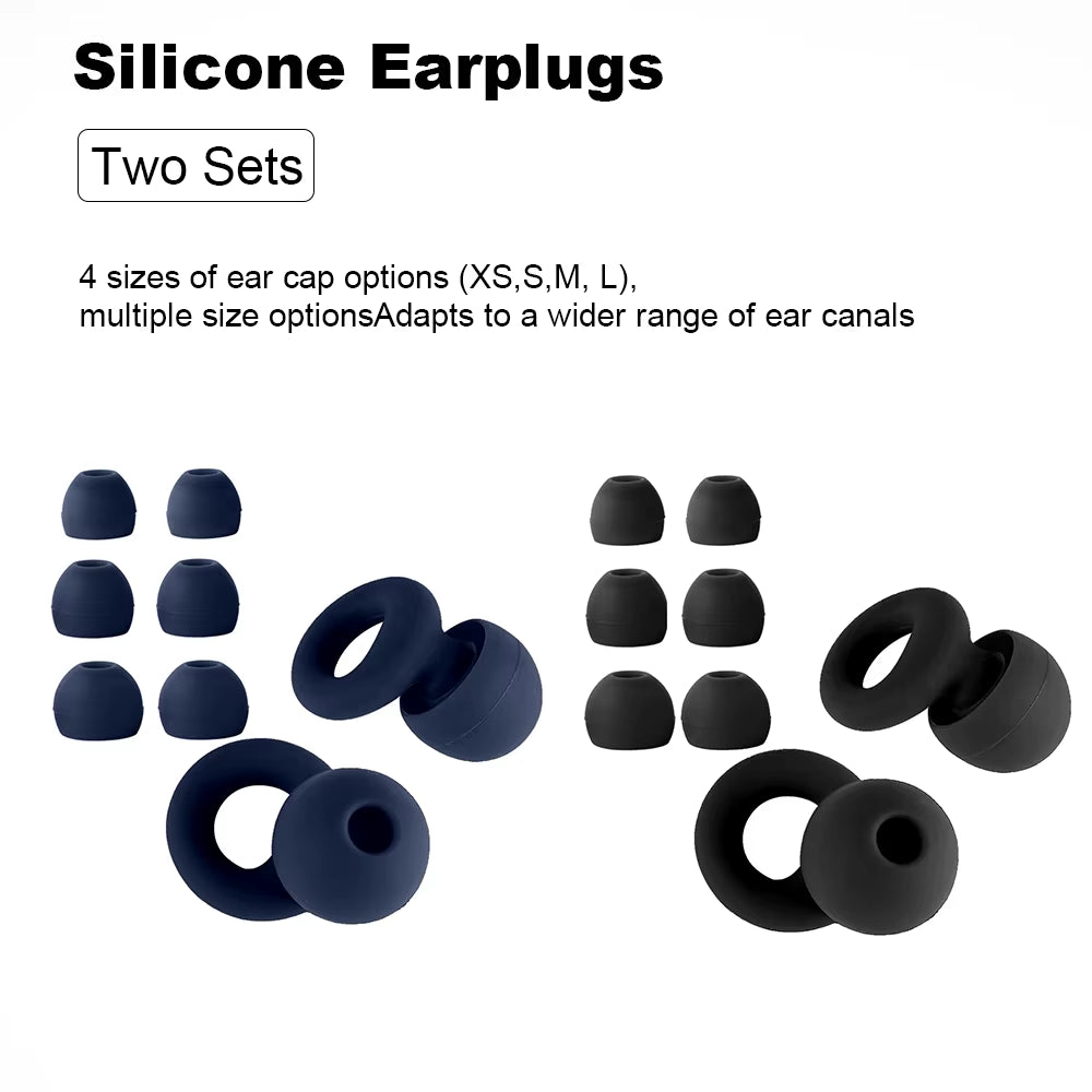 Premium Silicone Earplugs — Waterproof Noise Cancelling Ear Plugs for Sleeping, Swimming, Snoring & Travel