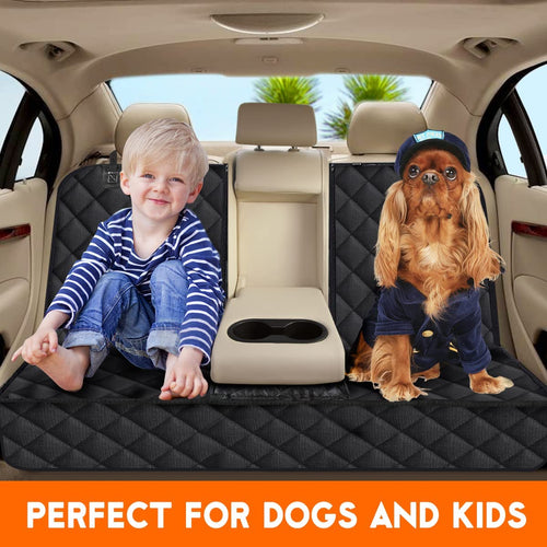Dog Car Seat Cover, Back Seat Cover for Dogs Pet Car Seat Protector Waterproof Rear Seat Cover Durable Car Seat Cover