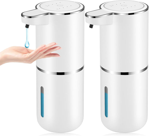 Touchless Soap Dispenser – 2-Pack, USB Rechargeable
