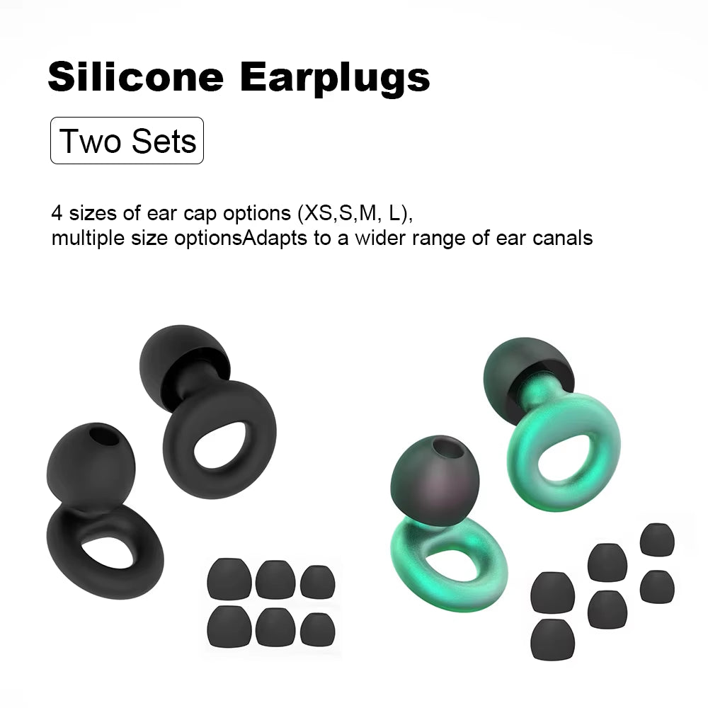 Premium Silicone Earplugs — Waterproof Noise Cancelling Ear Plugs for Sleeping, Swimming, Snoring & Travel