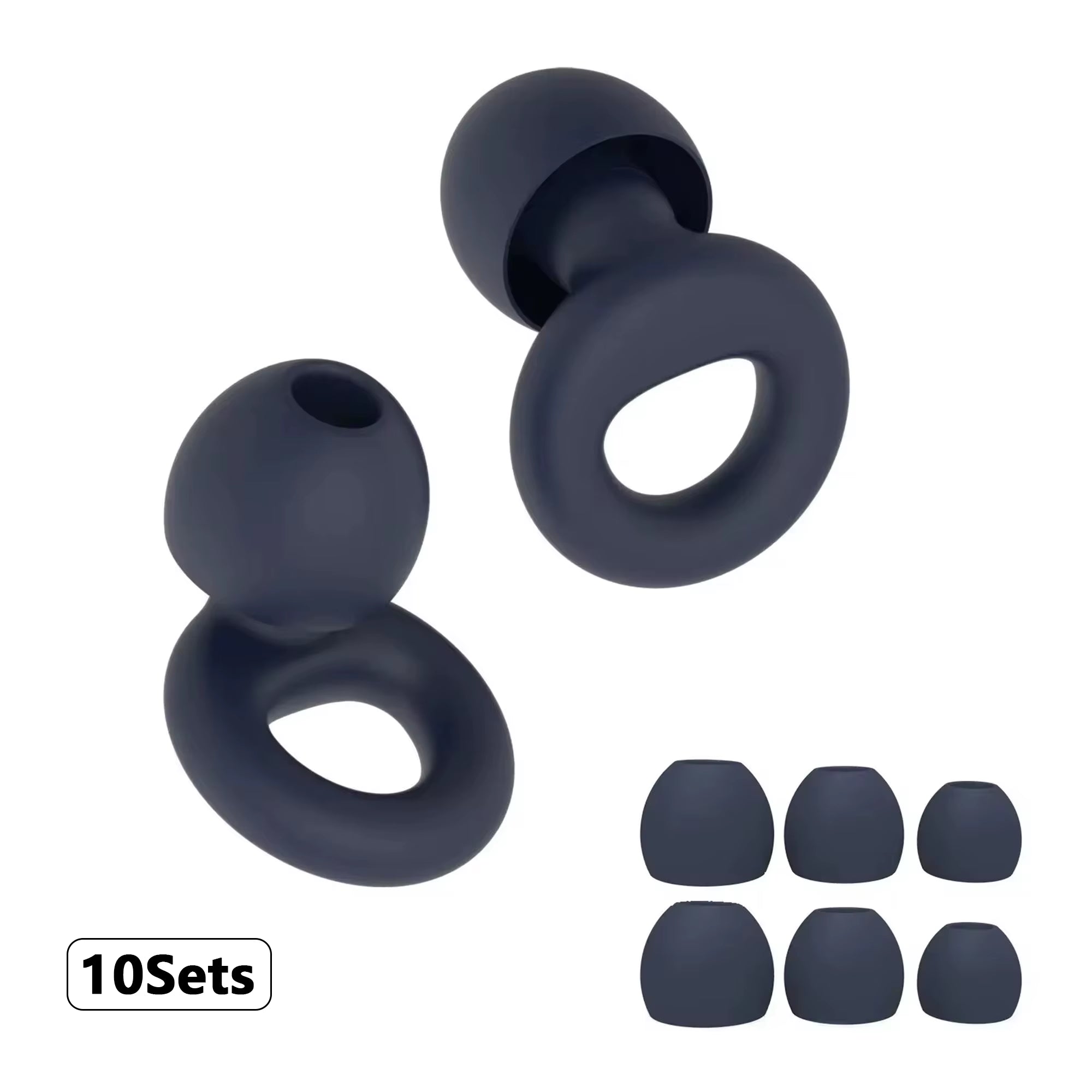 Premium Silicone Earplugs — Waterproof Noise Cancelling Ear Plugs for Sleeping, Swimming, Snoring & Travel