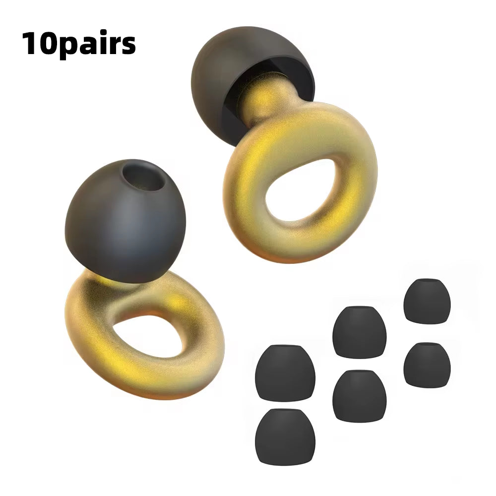 Premium Silicone Earplugs — Waterproof Noise Cancelling Ear Plugs for Sleeping, Swimming, Snoring & Travel
