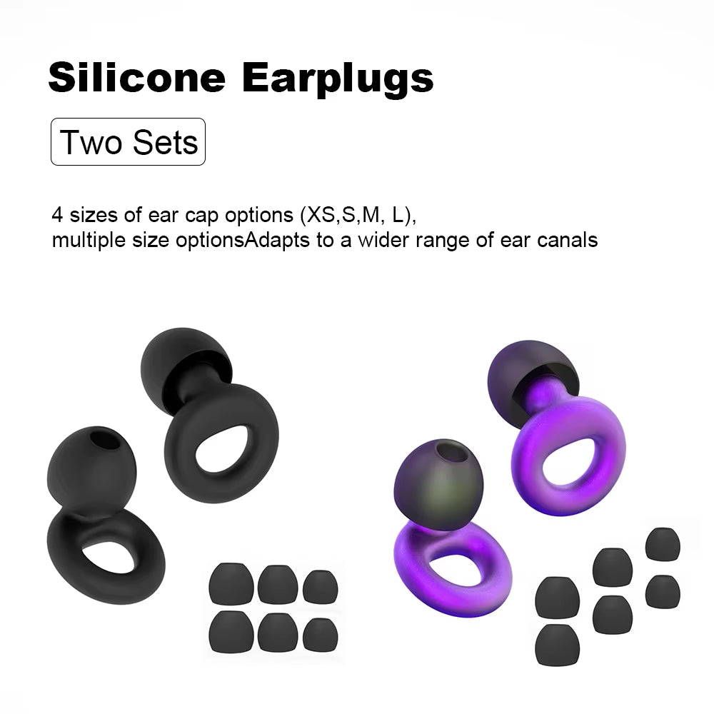 Premium Silicone Earplugs — Waterproof Noise Cancelling Ear Plugs for Sleeping, Swimming, Snoring & Travel