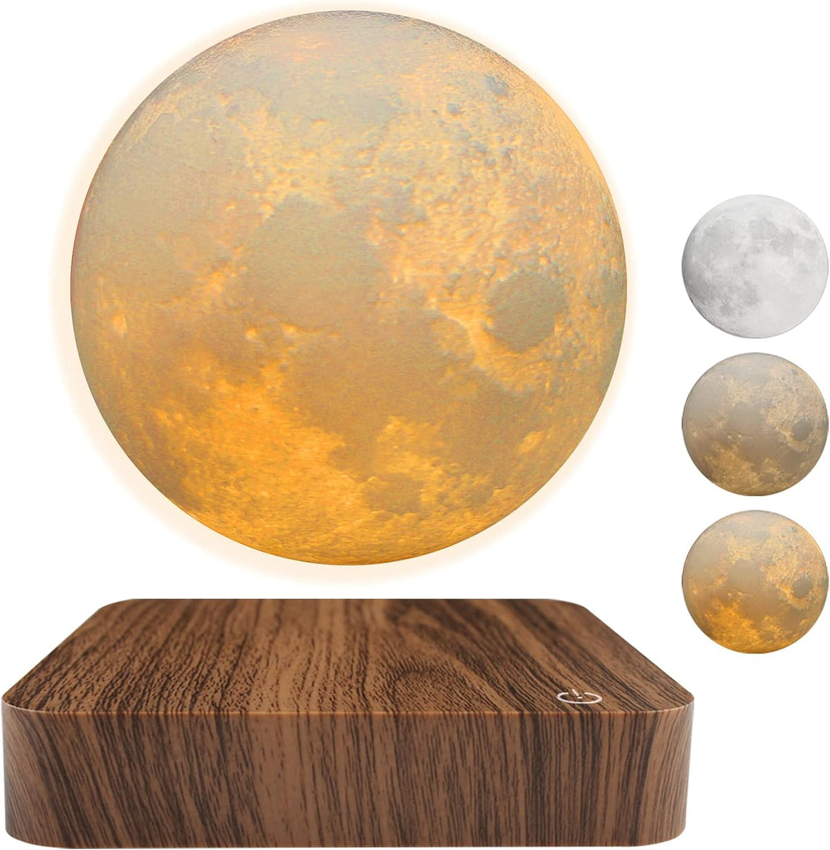 Levitating Moon Lamp – Floating 3-Color Night Light