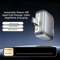 140W Automatic Separator Fully Charged with AI Recognition for Automatic Power-Off and Unplugging for Iphone Safety Charging