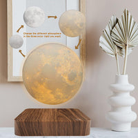 Levitating Moon Lamp – Floating 3-Color Night Light
