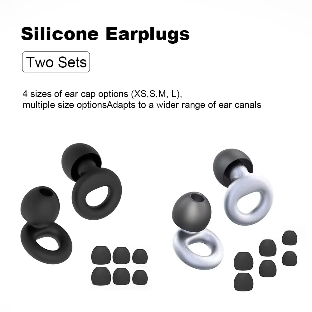 Premium Silicone Earplugs — Waterproof Noise Cancelling Ear Plugs for Sleeping, Swimming, Snoring & Travel