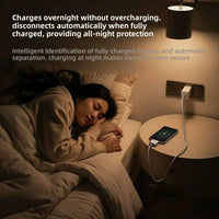Fully Charged Separator Safety Fast Charger with AI Recognition for Overcharge Protection Automatic Power-Off and Unplugging