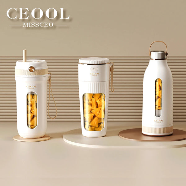 Portable USB Rechargeable Fruit Blender & Smoothie Juicer
