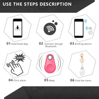 Wireless Key Finder Locator – 8PC Anti-Lost Alarm Set