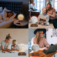 Levitating Moon Lamp – Floating 3-Color Night Light