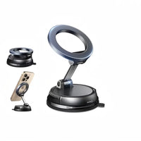 Magnetic Car Phone Holder – 360° Adjustable Foldable Suction Mount for iPhone & Android