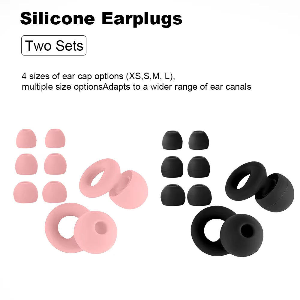 Premium Silicone Earplugs — Waterproof Noise Cancelling Ear Plugs for Sleeping, Swimming, Snoring & Travel