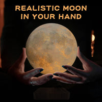 Levitating Moon Lamp – Floating 3-Color Night Light
