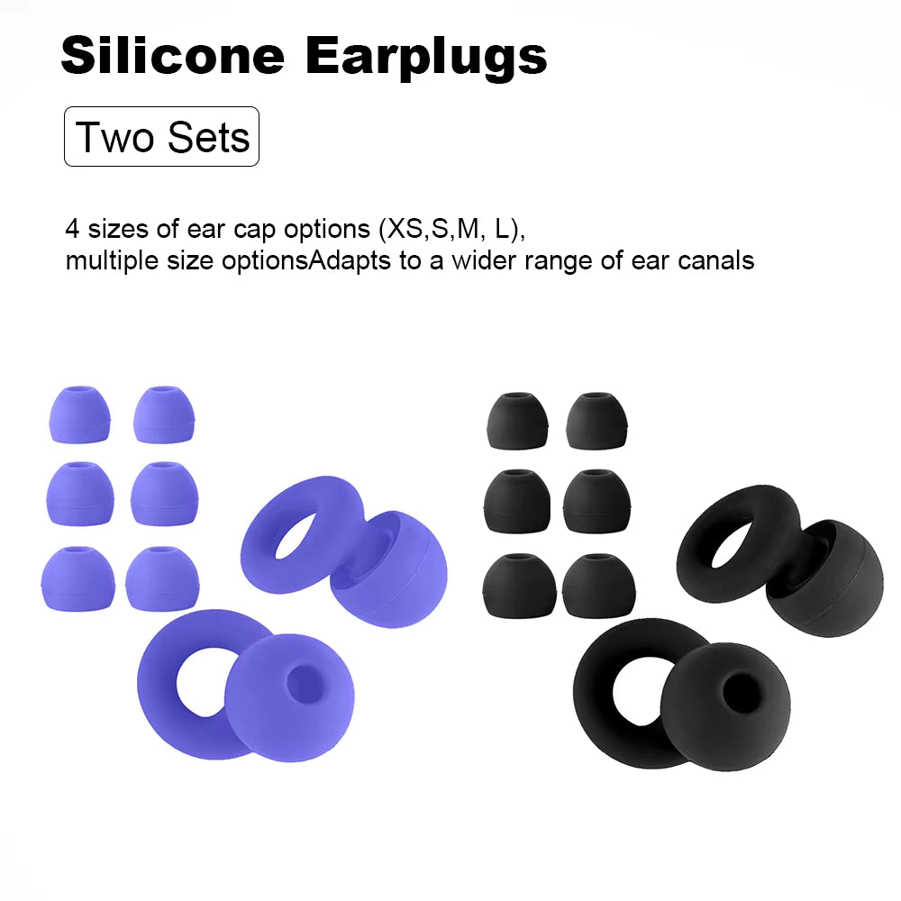 Premium Silicone Earplugs — Waterproof Noise Cancelling Ear Plugs for Sleeping, Swimming, Snoring & Travel