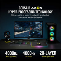 Corsair K100 RGB Gaming Keyboard – Optical-Mechanical, OPX Switches