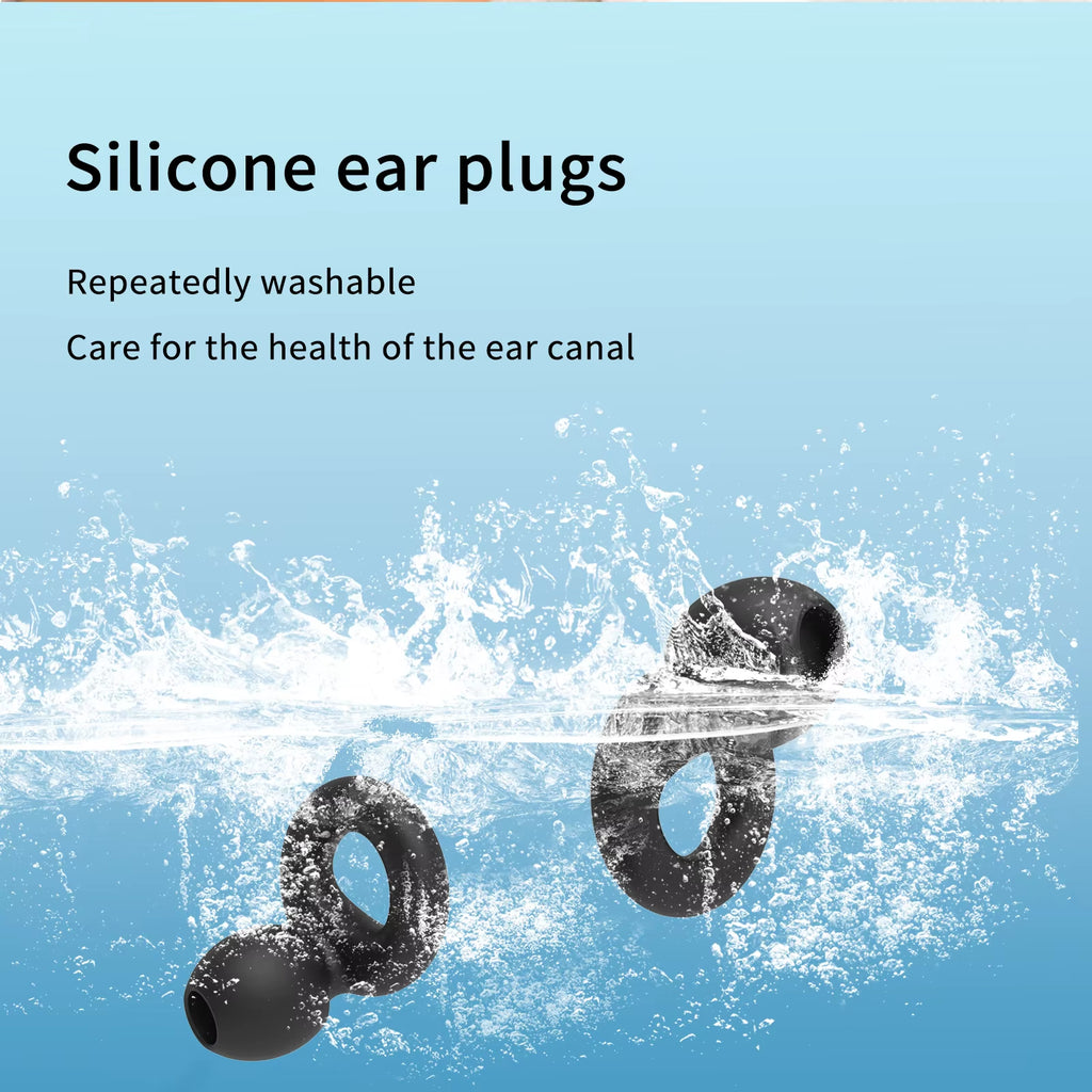 Premium Silicone Earplugs — Waterproof Noise Cancelling Ear Plugs for Sleeping, Swimming, Snoring & Travel