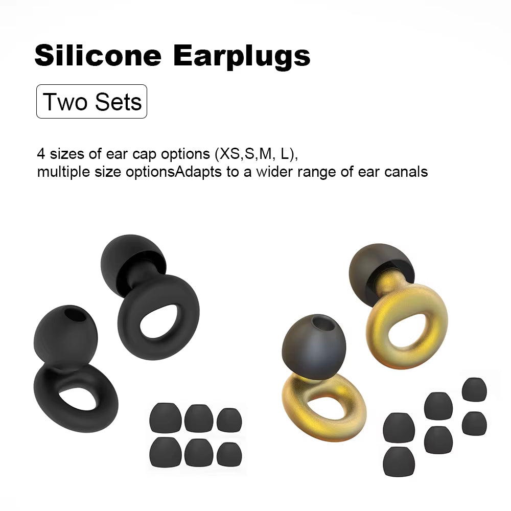 Premium Silicone Earplugs — Waterproof Noise Cancelling Ear Plugs for Sleeping, Swimming, Snoring & Travel