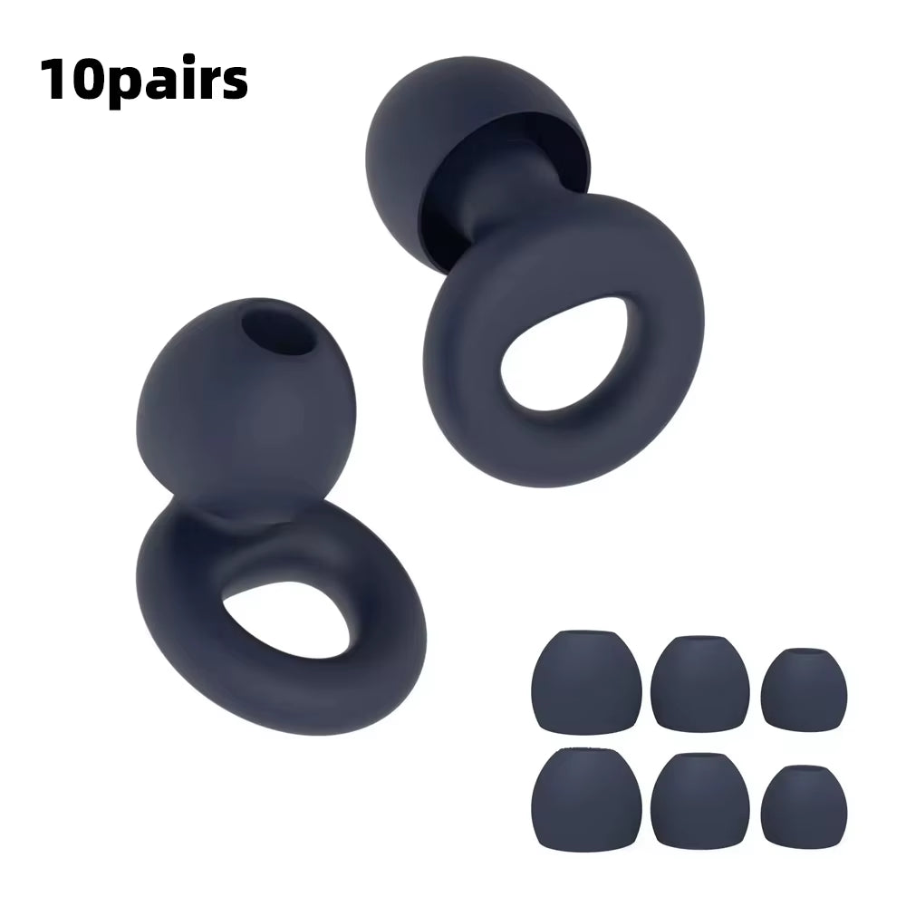 Premium Silicone Earplugs — Waterproof Noise Cancelling Ear Plugs for Sleeping, Swimming, Snoring & Travel