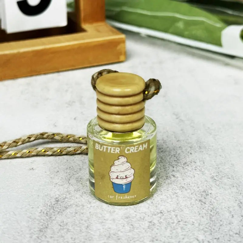 Luxury Hanging Car Air Freshener Diffuser – Long-Lasting Natural Fragrance Oil (8ml)